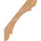 Ekena Millwork 5 1/2"W x 32"D x 40"H Olympic Smooth Knee Brace, Western Red Cedar BRC06X32X40OLY00SWR - alternate 2